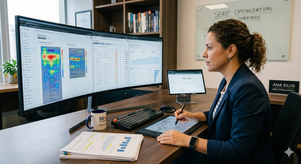 Consultor de Seo Freelancer otimizando um site