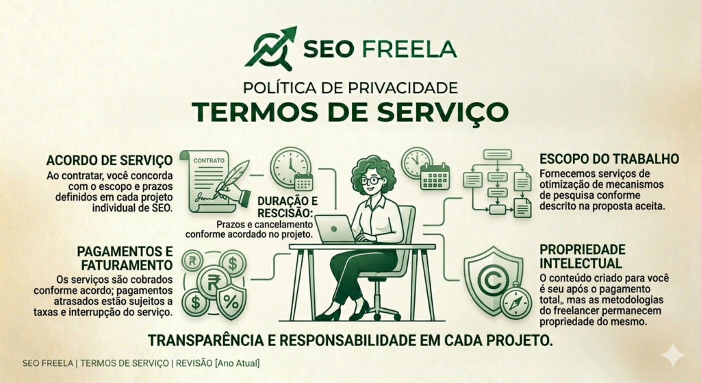 Termos de Serviço - Consultor de SEO freelancer